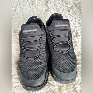 Skechers Women Men's Black Mesh Sneakers